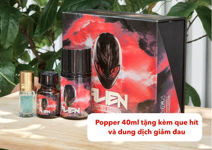 Popper Alien Đỏ Xanh 10ml 40ml cao cấp chính hãng Mỹ USA giá rẻ